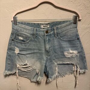 JBD Distressed Denim Shorts - small
